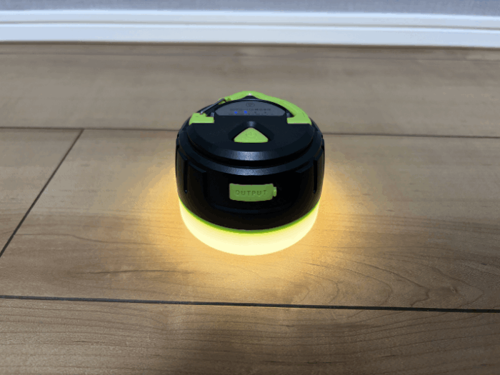 キャンプ充電ランタン